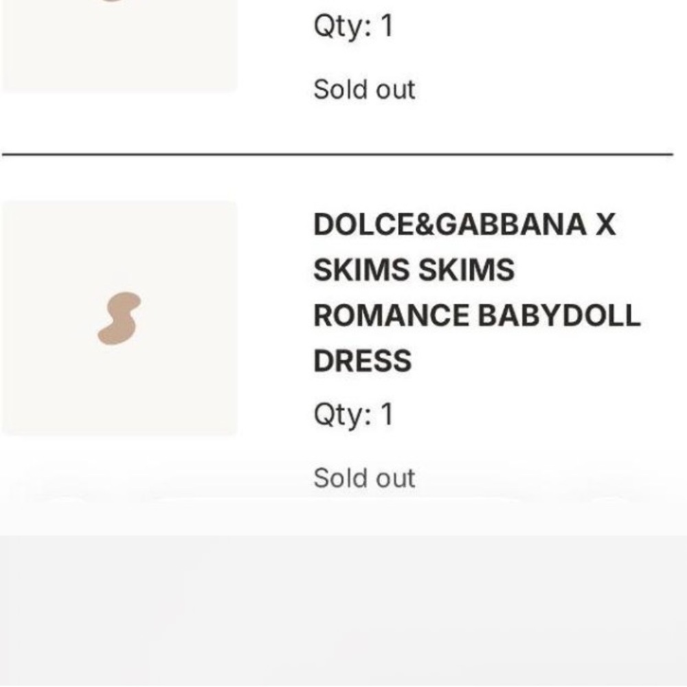Skims x Dolce Gabbana babydoll dress - Picture 9 of 9